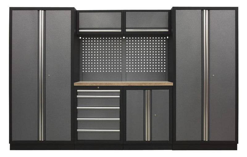 Sealey APMSSTACK04W Modular Storage System Combo - Pressed Wood Worktop