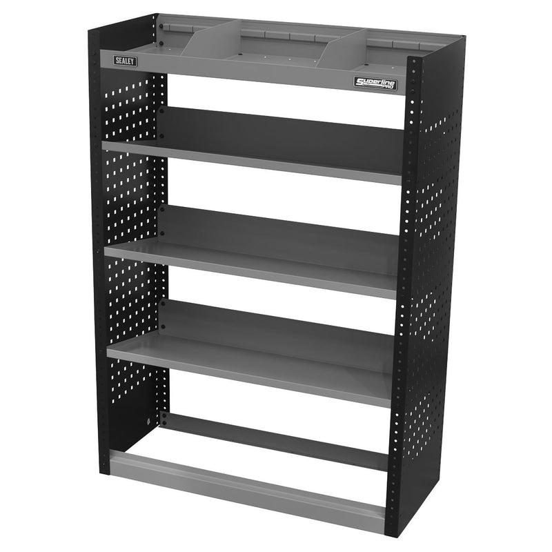 Sealey Superline PRO&reg; Modular Slanted Shelf Van Storage Unit 925mm APMSV02