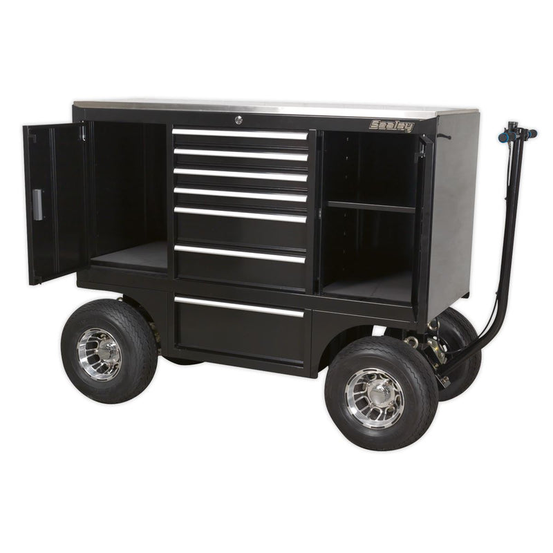 Sealey APPC07 Pit/Yard Cart 7 Drawer Heavy-Duty