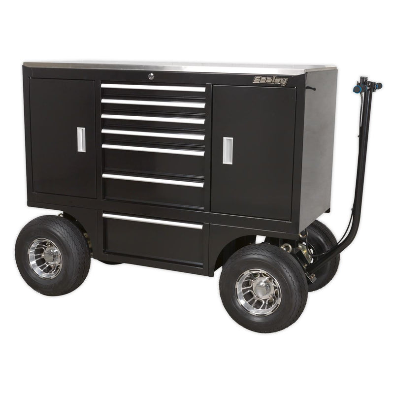 Sealey APPC07 Pit/Yard Cart 7 Drawer Heavy-Duty