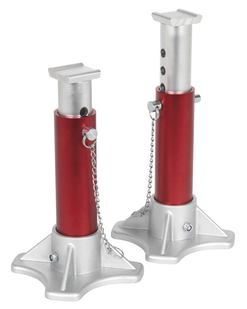 Sealey AS1500A Axle Stands (Pair) 1.5tonne Capacity per Stand Aluminium