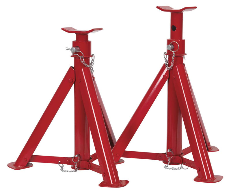 Sealey AS6000F Axle Stands (Pair) 6tonne Capacity per Stand Folding