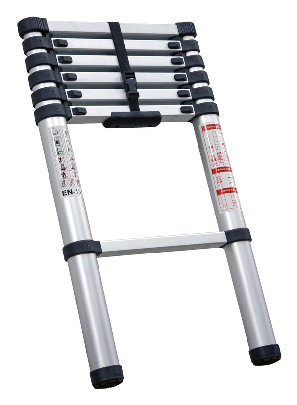 Sealey ATL07 Aluminium Telescopic Ladder 7-Tread EN 131