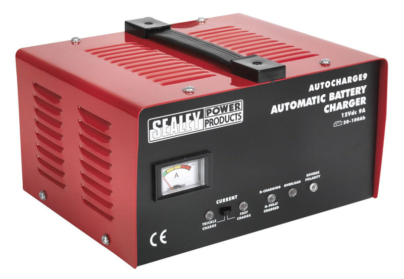 Sealey AUTOCHARGE9 Battery Charger Electronic 9Amp 12V 230V