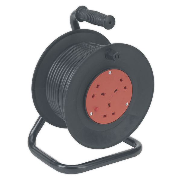 Sealey BCR253T Cable Reel 25m 3 x 230V Thermal Trip