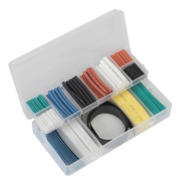 Sealey BHS171 Heat Shrink Tubing Assortment 171pc Mixed Colours 30, 60, 90mm & 1mtr