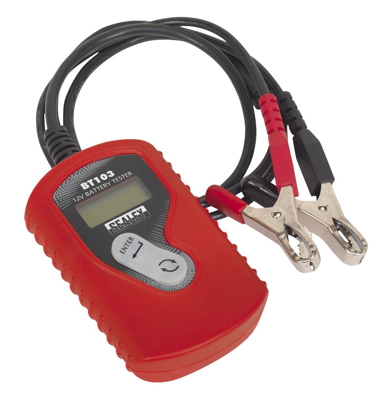 Sealey BT103 Digital Battery Tester 12V