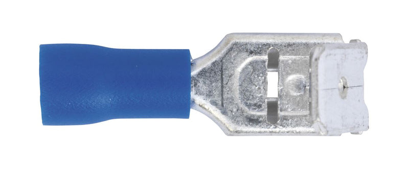 Sealey Piggy-Back Terminal 6.3mm, Blue - Pack of 100 BT17