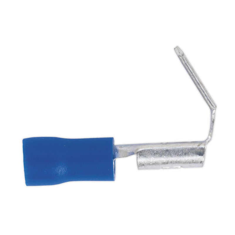 Sealey Piggy-Back Terminal 6.3mm, Blue - Pack of 100 BT17