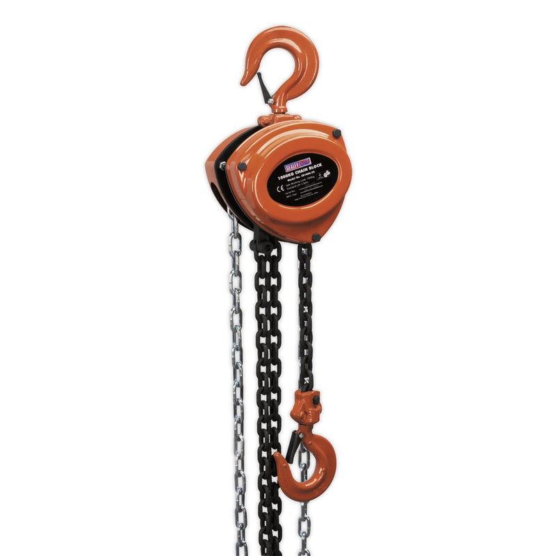 Sealey Chain Block 2.5m - 1 Tonne CB1000