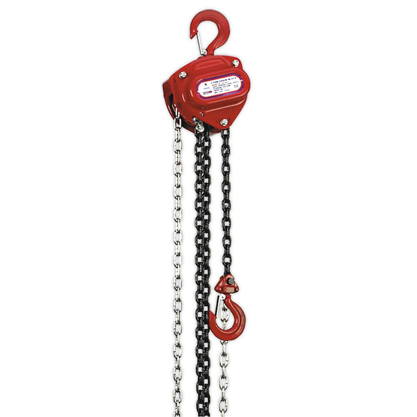 Sealey Chain Block 2.5m - 1 Tonne CB1000