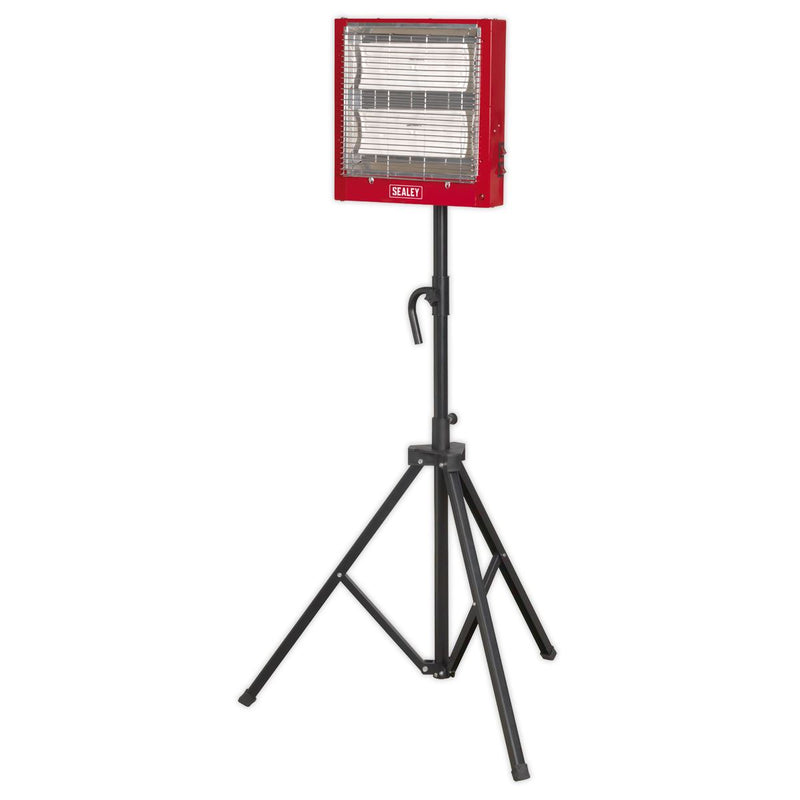 Sealey CH2800S Ceramic Heater with Telescopic Tripod Stand 1.4/2.8kW 230V