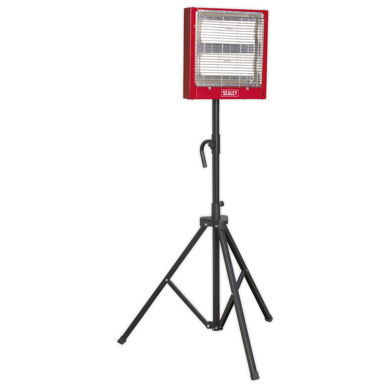 Sealey CH2800S Ceramic Heater with Telescopic Tripod Stand 1.4/2.8kW 230V