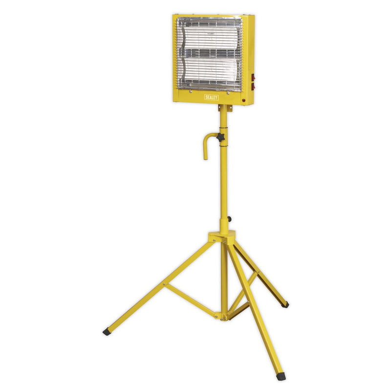 Sealey Ceramic Heater with Telescopic Tripod Stand 1.4/2.8kW - 110V CH28110VS