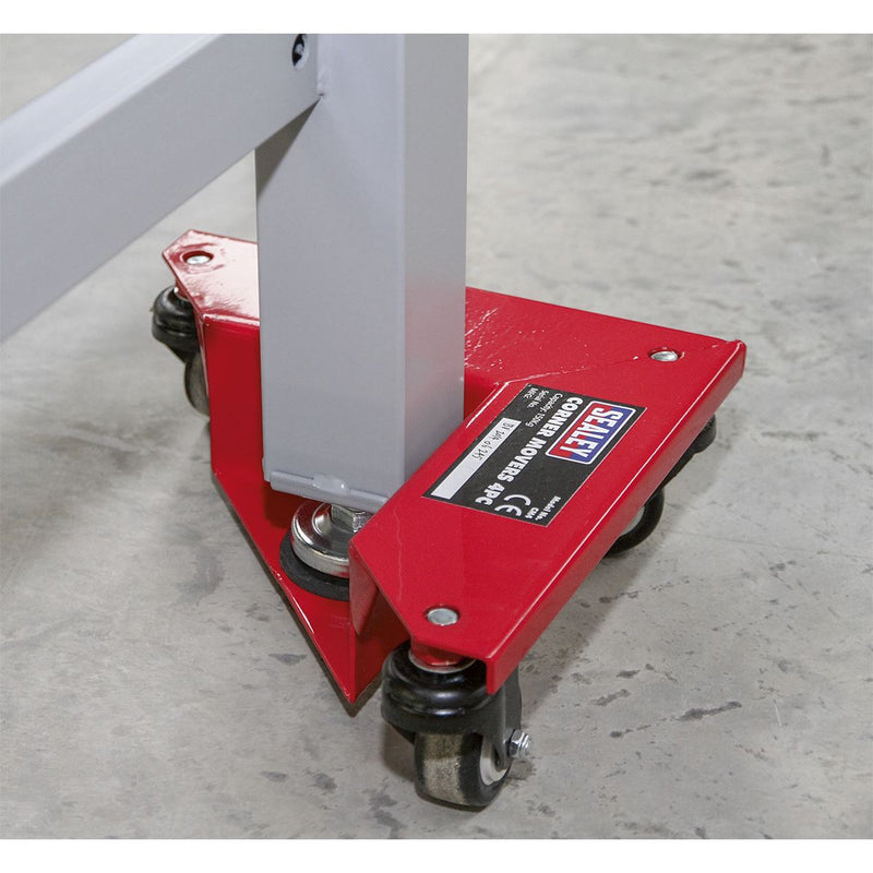 Sealey Corner Transport Dollies 150kg Capacity - Set of 4 CM4