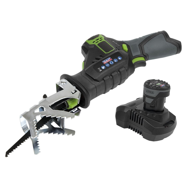 Sealey SV10.8 Series Cordless Reciprocating Saw Kit 10.8V 2Ah CP108VRS