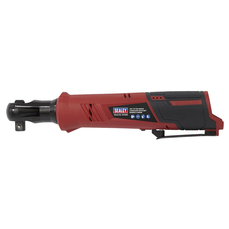 Sealey Cordless Ratchet Wrench 1/2"Sq Drive 12V SV12 Series Body Only CP1209 SS