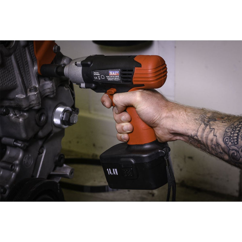 Sealey CP1440MH Cordless Impact Wrench 14.4V 2Ah Ni-MH 3/8"Sq Drive 150lb.ft