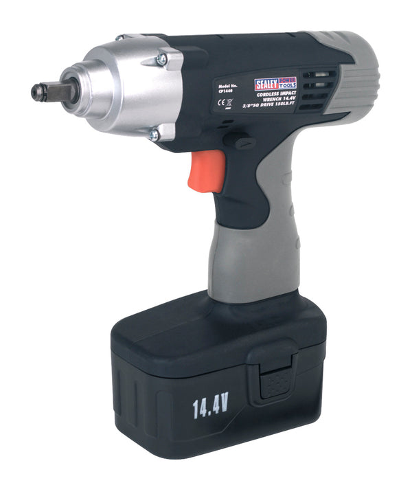 Sealey CP1440 Cordless Impact Wrench 14.4V 3/8"Sq Drive 150lb.ft