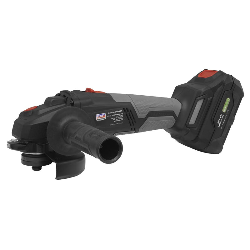 Sealey Premier SV20 Series 115mm Brushless Cordless Angle Grinder 20V - Body Only CP20VAGX