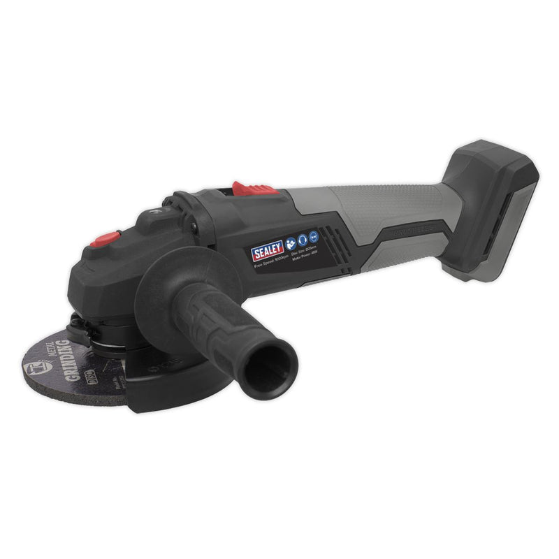 Sealey Premier SV20 Series 115mm Brushless Cordless Angle Grinder 20V - Body Only CP20VAGX