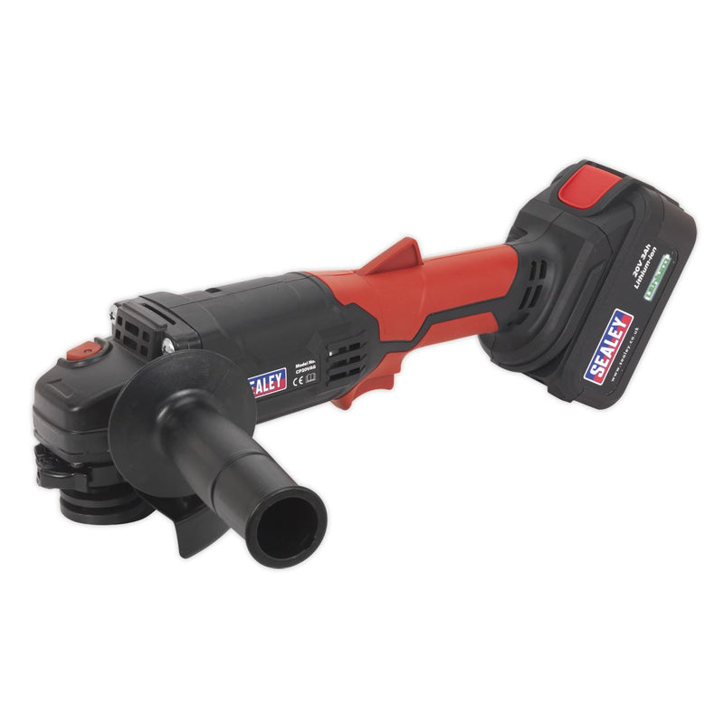 Sealey CP20VAG Cordless Angle Grinder �115mm 20V Lithium-ion 1hr Charge