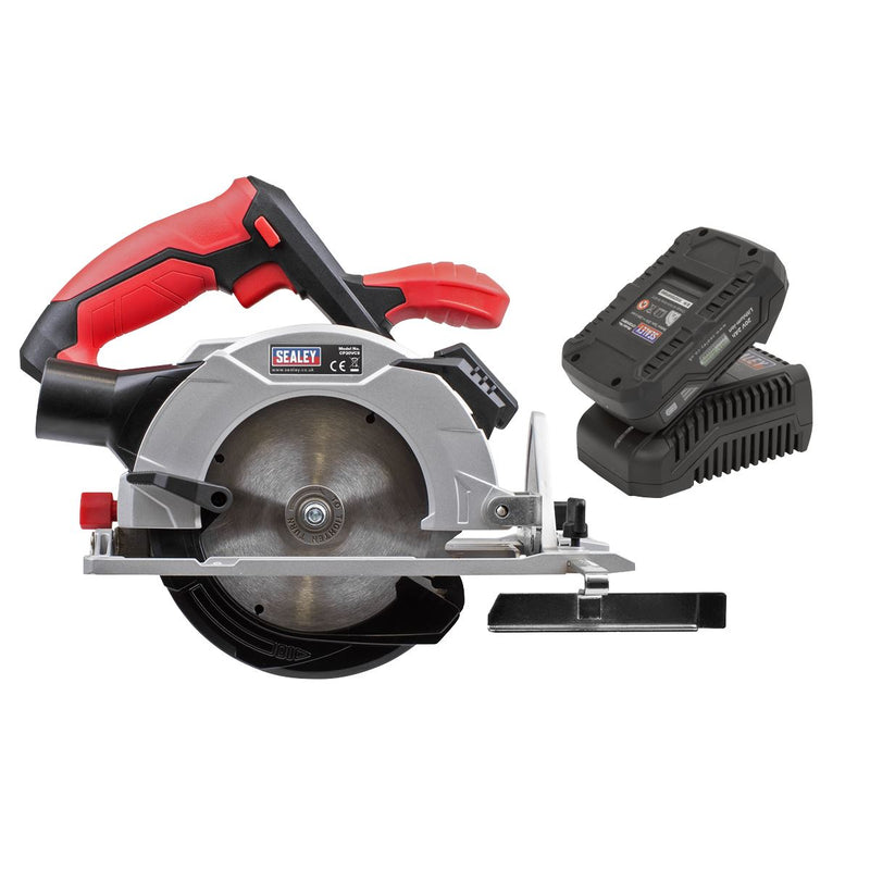 Sealey SV20 Series 150mm Cordless Circular Saw Kit 20V 2Ah CP20VCSKIT1