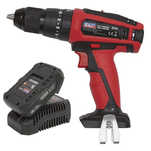 Sealey SV20 Series 13mm Cordless Combi Drill Kit 20V 2Ah CP20VDDKIT1