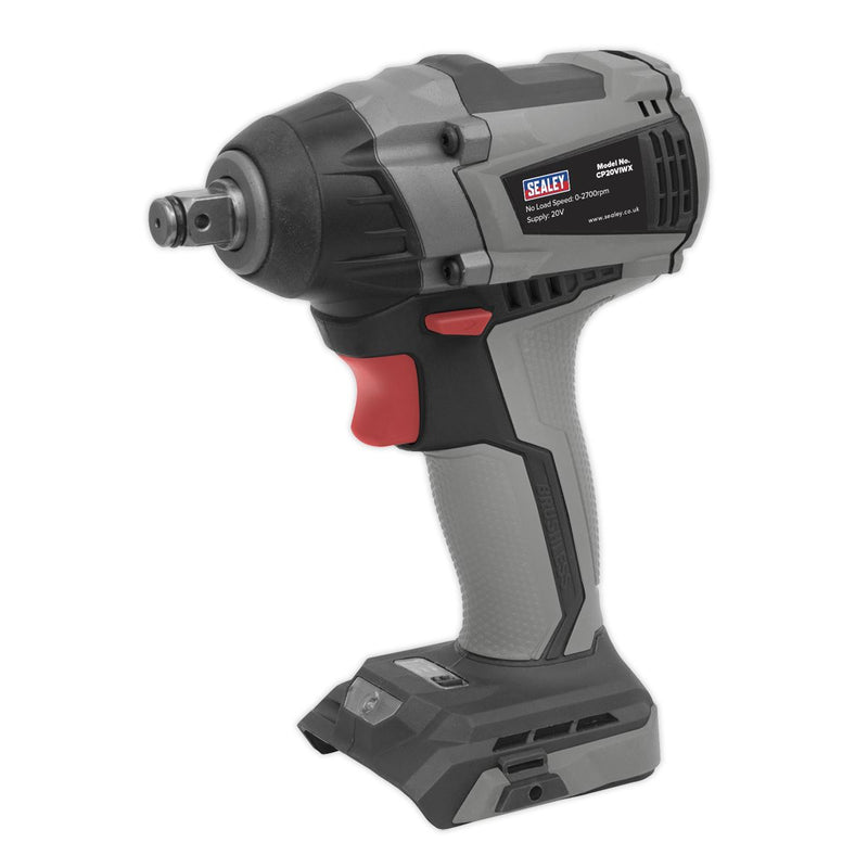 Sealey Premier SV20 Series 1/2"Sq Drive Brushless Cordless Impact Wrench 20V - Body Only CP20VIWX