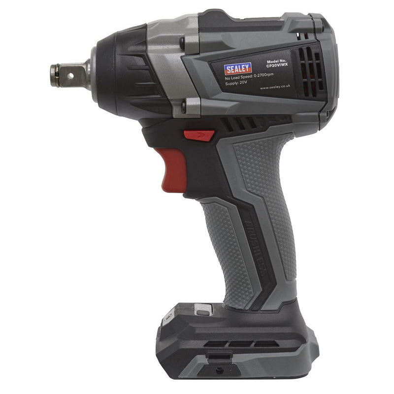 Sealey Premier SV20 Series 1/2"Sq Drive Brushless Cordless Impact Wrench 20V - Body Only CP20VIWX