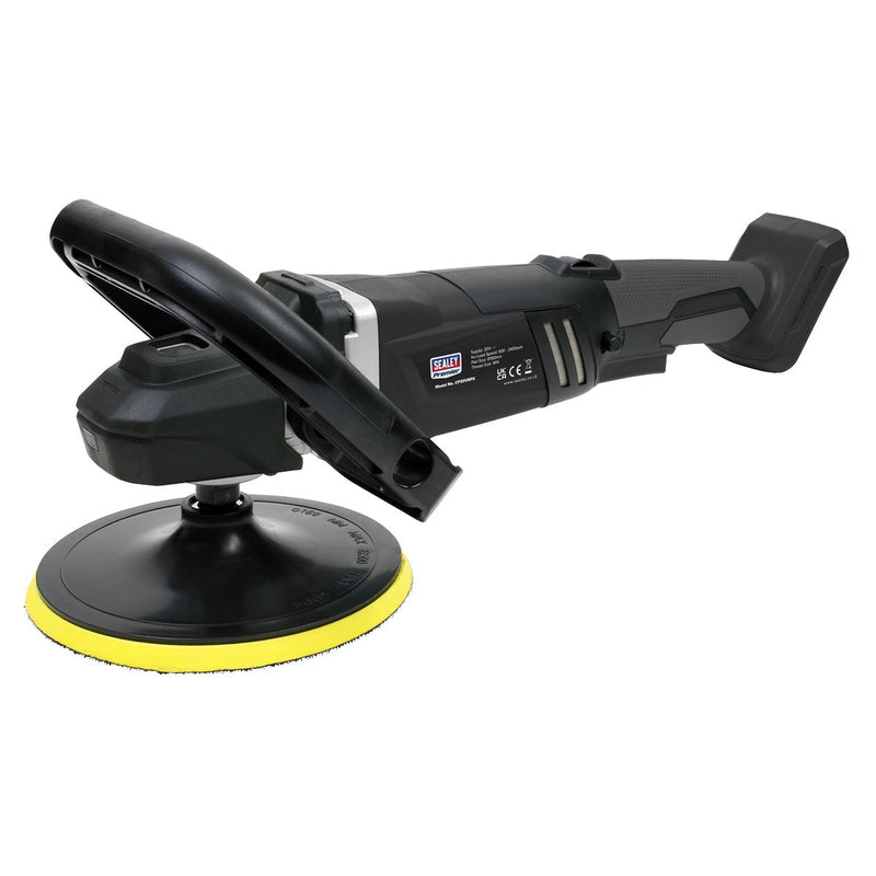 Sealey Premier SV20 Series 180mm Brushless Cordless Rotary Polisher 20V - Body Only CP20VRPX