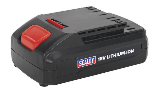 Sealey Power Tool Battery 18V 1.3Ah Lithium-ion for CP2518L CP2518LBP