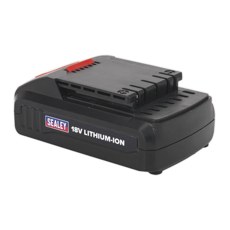 Sealey Power Tool Battery 18V 1.3Ah Lithium-ion for CP2518L CP2518LBP