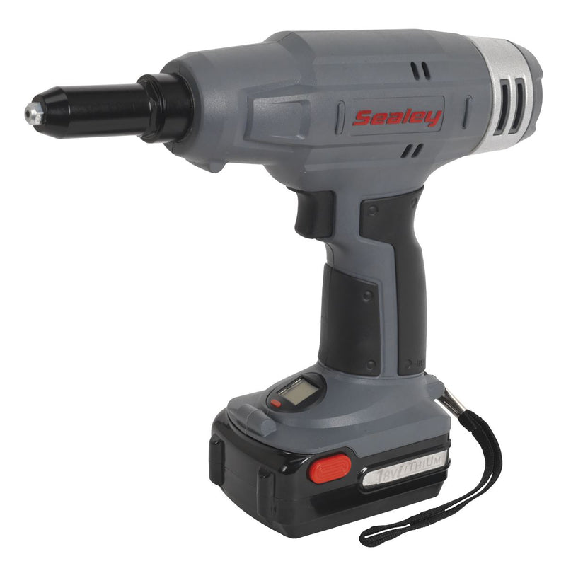 Sealey CP313X Cordless Riveter 18V 1.5Ah Lithium-ion 1hr Charger