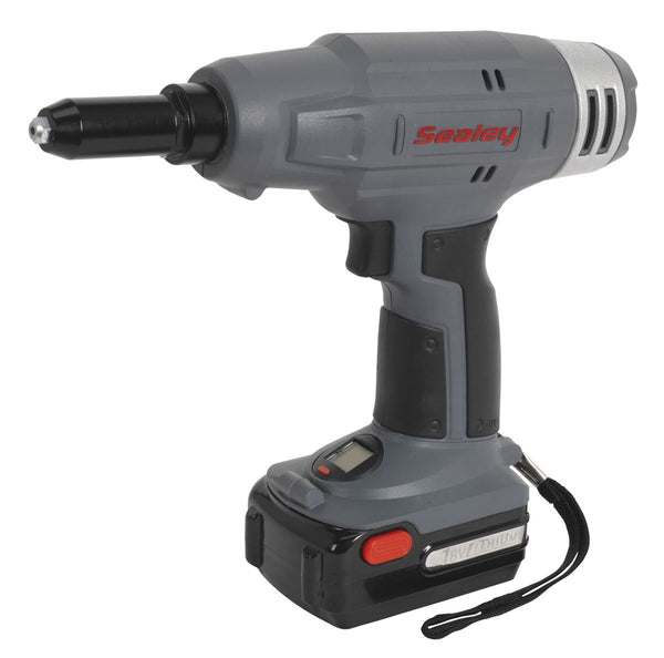 Sealey CP313 Cordless Riveter 18V 1.5Ah Lithium-ion 1hr Charger