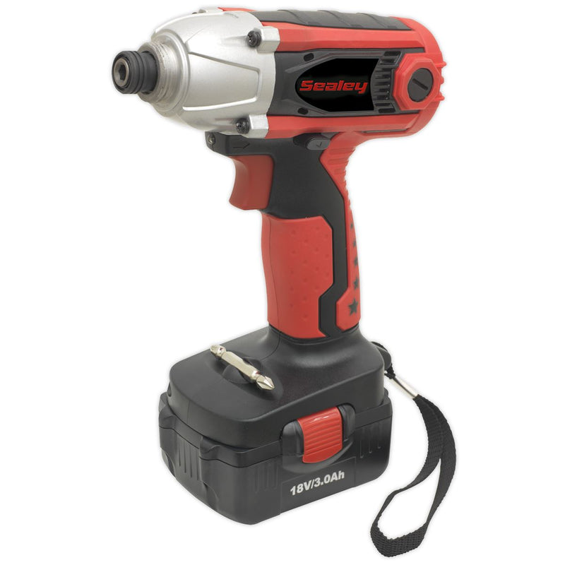 Sealey CP315 Cordless Nut Riveter/Impact Driver 18V 3Ah Lithium-ion 1hr Charger