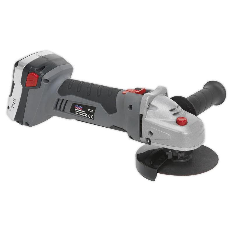 Sealey CP5418V Cordless Angle Grinder �115mm 18V Lithium-ion 1hr Charge - 2 Batteries