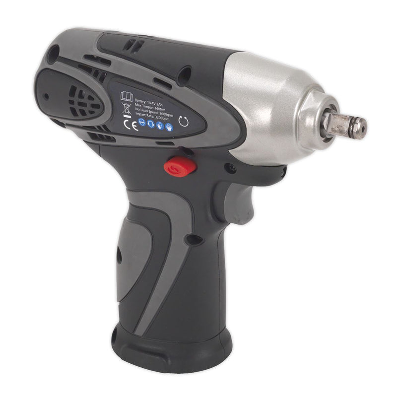 Sealey CP6011 Impact Wrench 3/8"Sq Drive 140Nm 14.4V Lithium-ion- Body Only