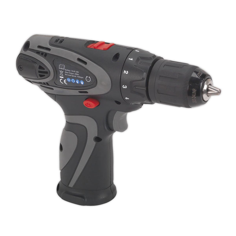 Sealey CP6014 Drill/Driver �10mm 2-Speed 14.4V Lithium-ion - Body Only