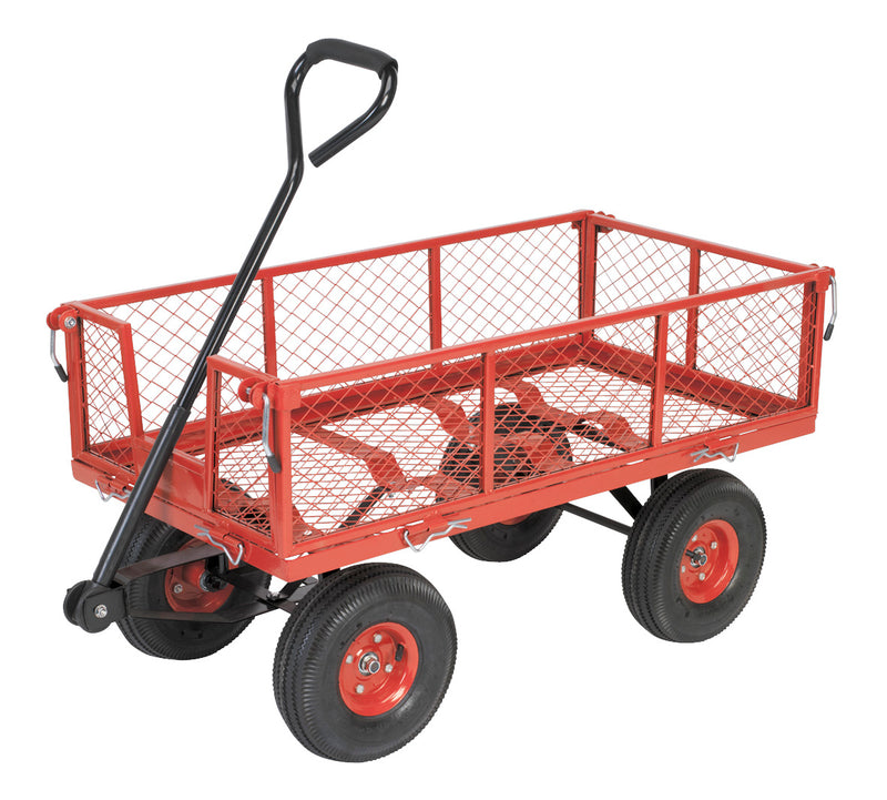 Sealey Platform Truck with Removable Sides & Pneumatic Tyres 200kg Capacity CST997