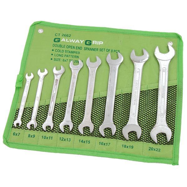 8PC SPANNER SET DROP FORGED COMBINATION METRIC WRENCH IN CASE 6-32MM CT2662