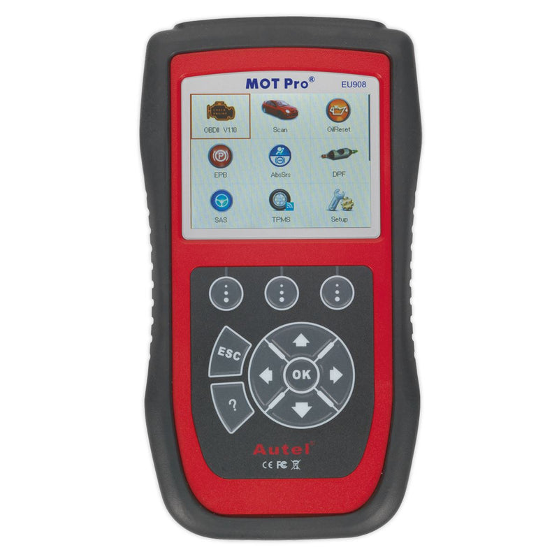 Sealey EU908 Autel MOT Pro&reg; - Multi-Manufacturer Diagnostic Tool