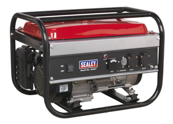 Sealey 2200W Generator 6.5hp 4-Stroke Engine 230V G2201