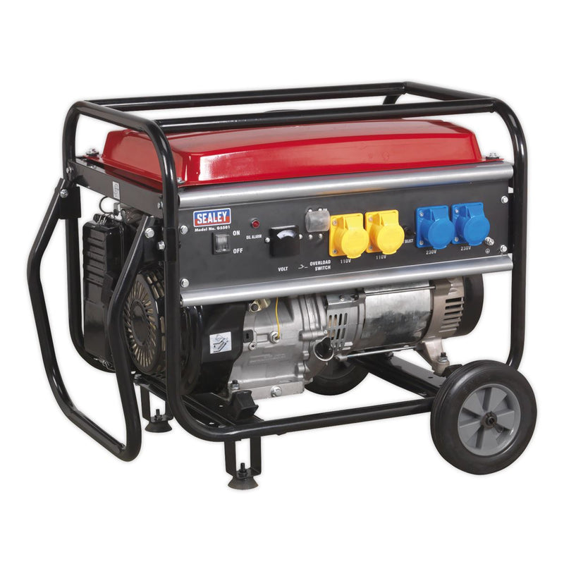 Sealey 5500W Generator 13hp 4-Stroke Engine 110/230V G5501