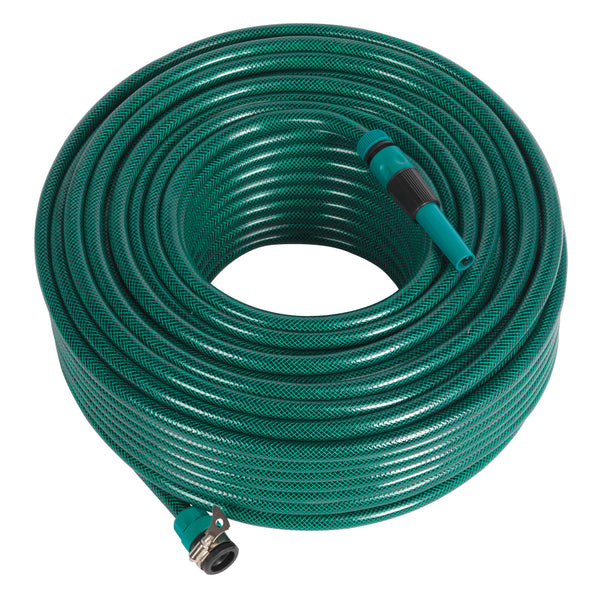 Sealey Water Hose 80m with Fittings GH80R