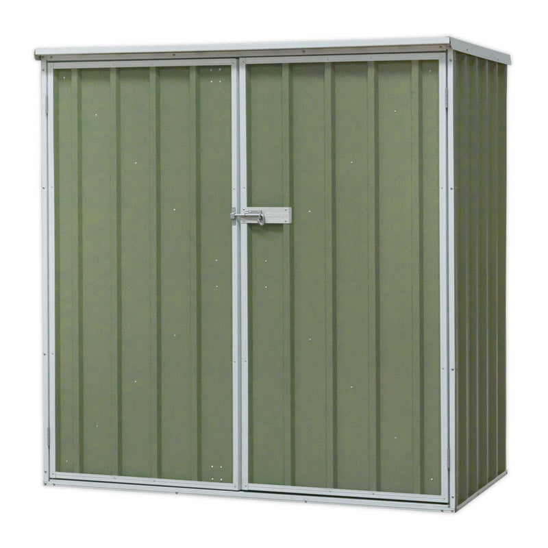 Sealey GSS150815G Galvanized Steel Shed Green 1.5 x 0.8 x 1.5m