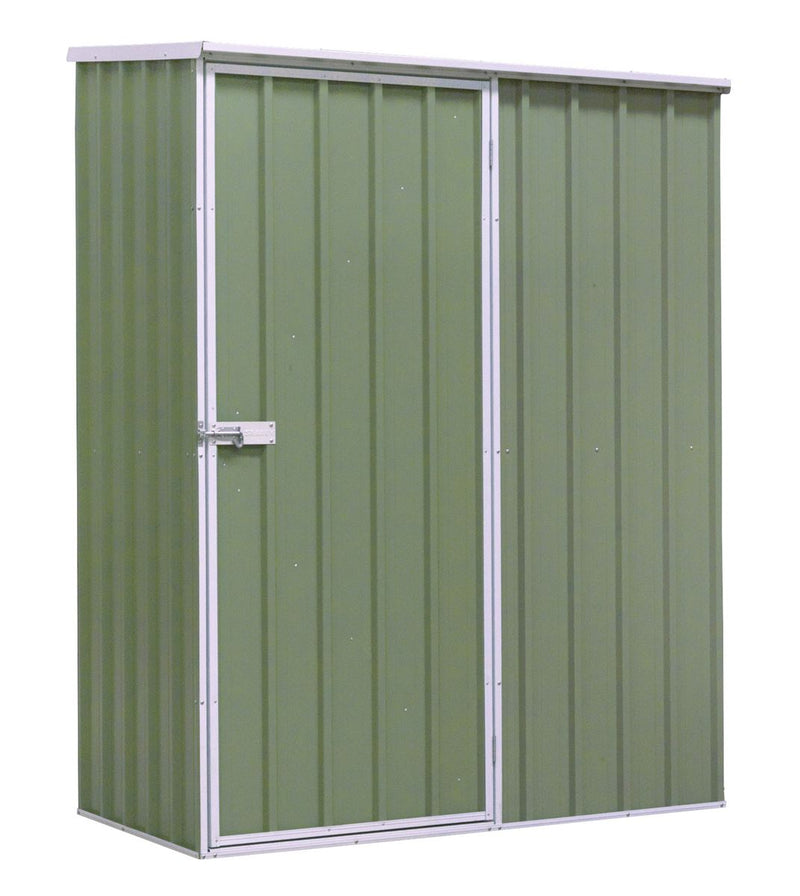 Sealey GSS1508G Galvanized Steel Shed Green 1.5 x 0.8 x 1.9m