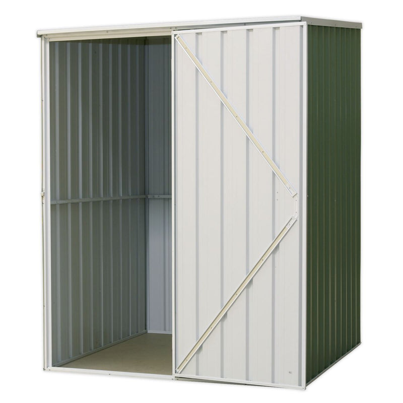 Sealey GSS1515G Galvanized Steel Shed Green 1.51 x 1.51 x 2m