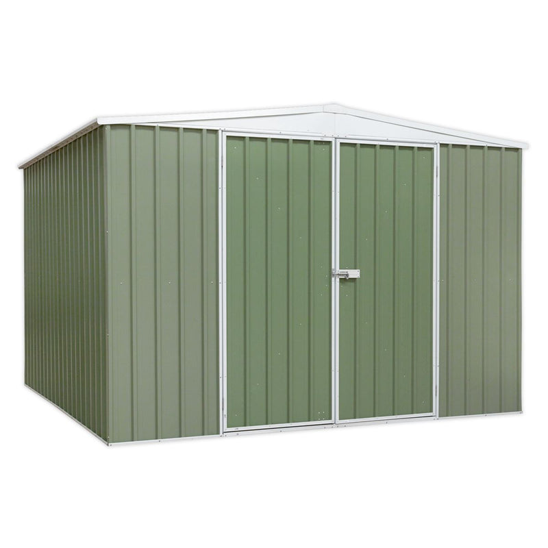 Sealey GSS3030G Galvanized Steel Shed Green 3 x 3 x 2.2m