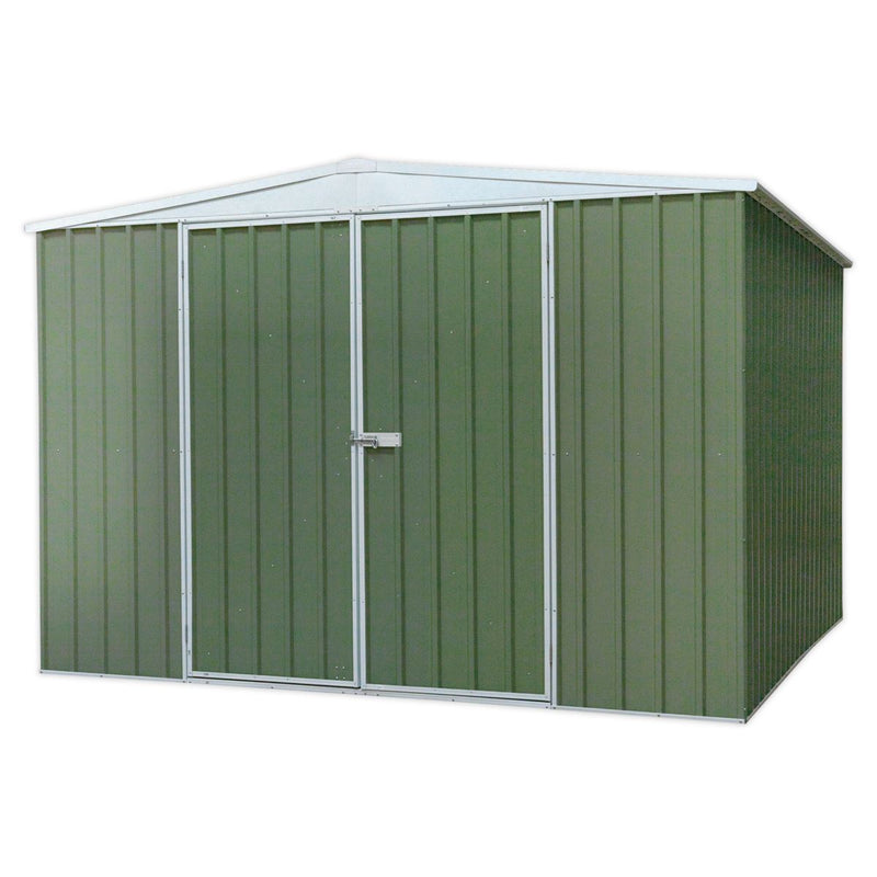 Sealey GSS3030G Galvanized Steel Shed Green 3 x 3 x 2.2m